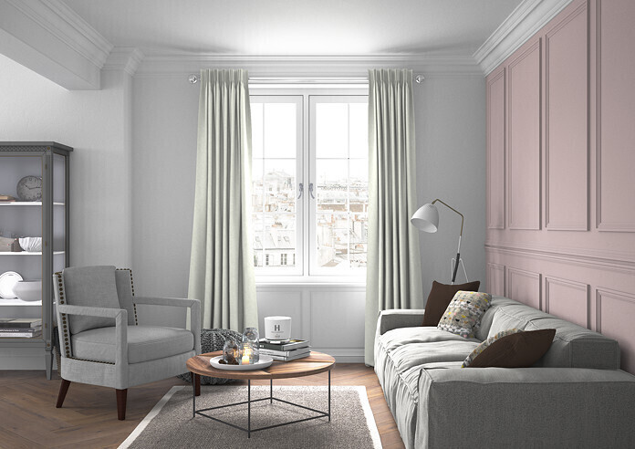 Tussah, Cloud - Made to Measure Curtains - Image 5